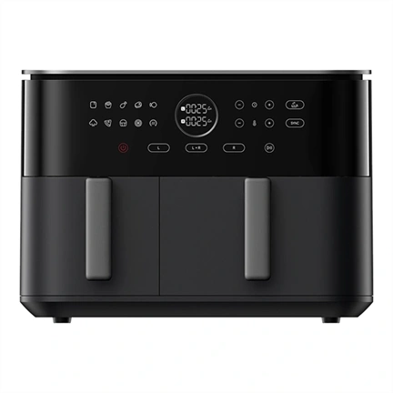 Xiaomi Dual Zone Air Fryer, 10L, 2700W, fekete