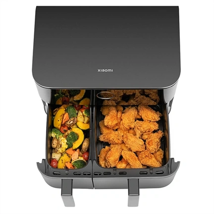 Xiaomi Dual Zone Air Fryer, 10L, 2700W, fekete