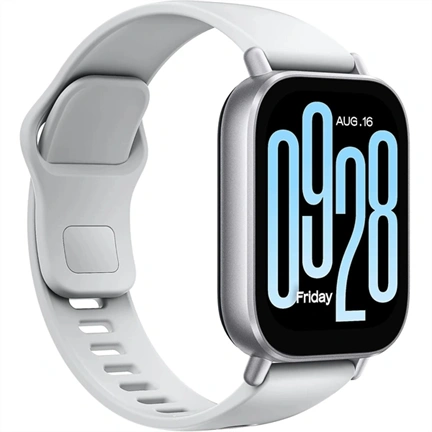 Xiaomi Redmi Watch 5 Active okosóra - 2" LCD kijelző, Bluetooth-hívás, kétmikrofonos zajcsökkentés, Matte Silver