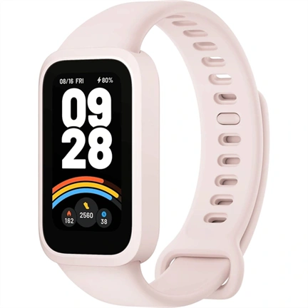 Xiaomi Smart Band 9 Active okosóra - 1,47" TFT kijelző, egész napos fitnesz- és alváskövetés, rózsaszín