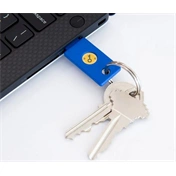 Yubico - YubiKey FIDO2 U2F Security Key, USB-A, NFC, blue