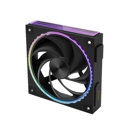Zalman ZM-DF120 rendszerventillátor - ARGB, PWM, fekete